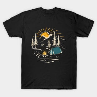 Camping scenery T-Shirt
